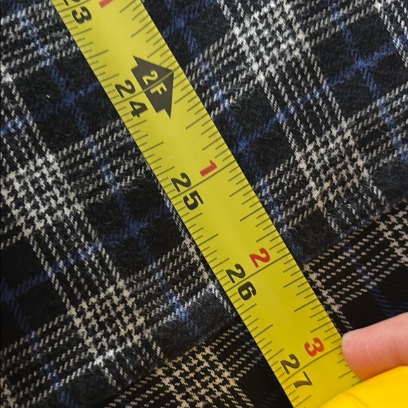 Tyler Boe flannel Blue Plaid tunic - Picture 10 of 12